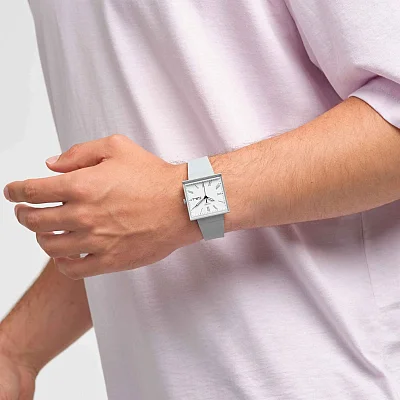 Swatch Square Bioceramic WHAT IF GRAY SO34M700