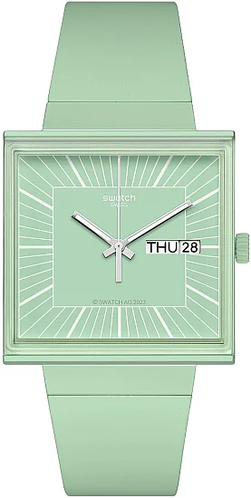 Swatch Square Bioceramic WHAT IF MINT SO34G701