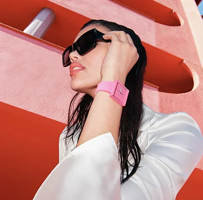 Swatch Square Bioceramic WHAT IF ROSE SO34P700