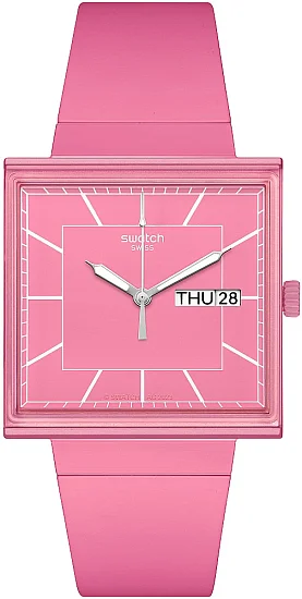 Swatch Square Bioceramic WHAT IF ROSE SO34P700