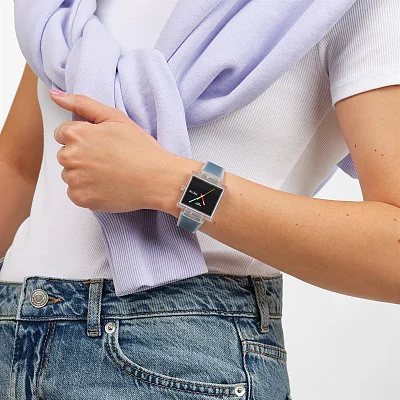 Swatch Square Biosourced WHAT IF.. SEE THRU BLACK? SO38K700