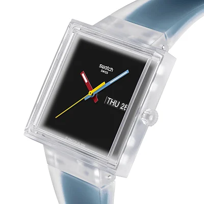 Swatch Square Biosourced WHAT IF.. SEE THRU BLACK? SO38K700