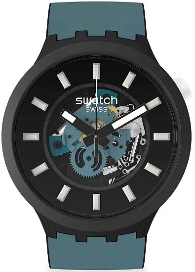 Swatch Pay Big Bold Bioceramic NIGHT TRIP PAY SB03B111-6000