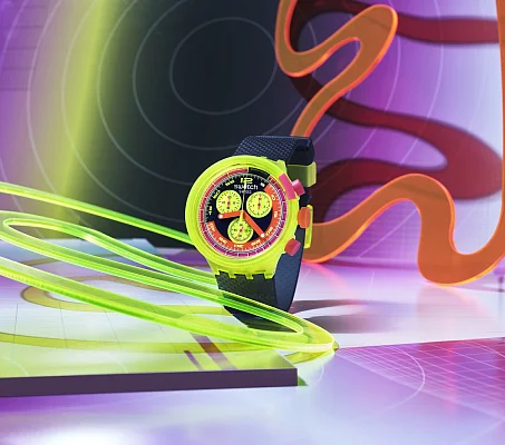 Swatch Pay Big Bold Chrono NEON TO THE MAX PAY SB06J101-6000