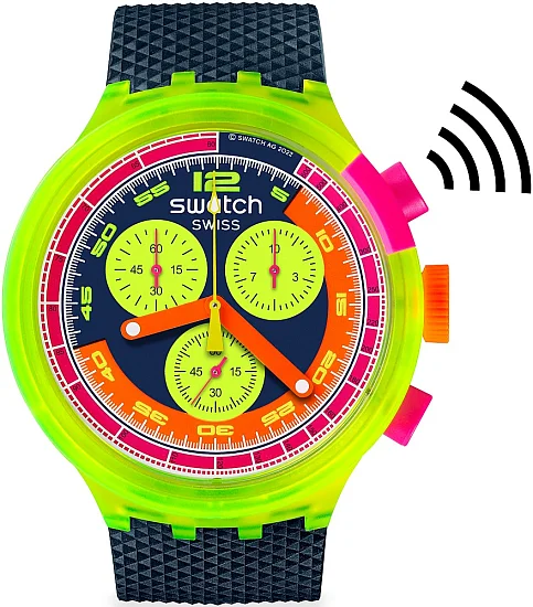Swatch Pay Big Bold Chrono NEON TO THE MAX PAY SB06J101-6000
