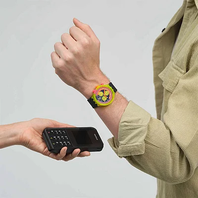 Swatch Pay Big Bold Chrono NEON TO THE MAX PAY SB06J101-6000