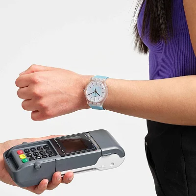 Swatch Pay New Gent Biosourced BluedazePAY SO29K112-5300