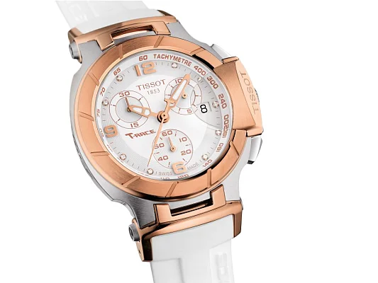Tissot T-Race Lady Quartz Chrono PVD Diamonds T048.217.27.016.01