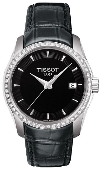 Tissot Couturier Lady Quartz Diamonds T0352106605100