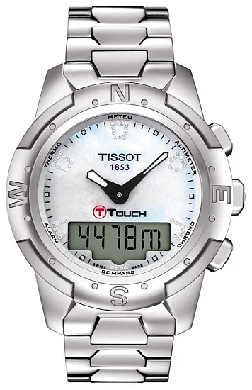 Tissot T-Touch II Lady Polished Titanium Diamonds T0472204411600