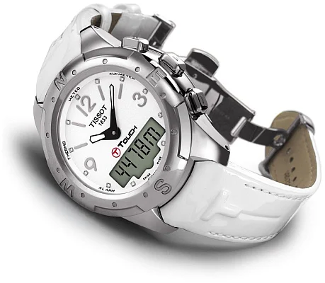 Tissot T-Touch Lady II Diamonds Polished Titanium T047.220.46.016.00