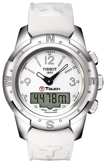 Tissot T-Touch Lady II Diamonds Polished Titanium T0472204601600