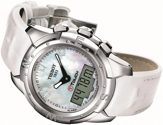 Tissot T-Touch II Lady Polished Titanium Diamonds T047.220.46.116.00