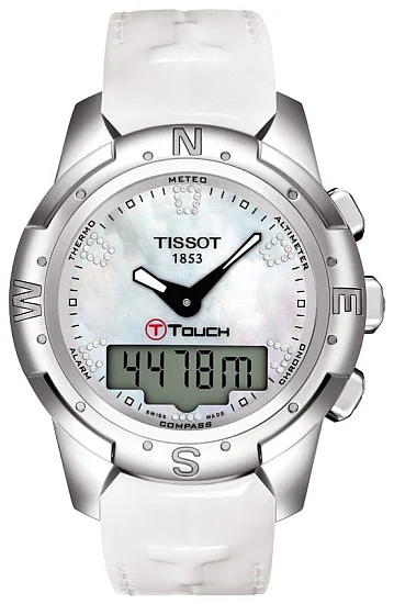 Tissot T-Touch II Lady Polished Titanium Diamonds T0472204611600
