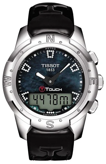 Tissot T-Touch II Lady Polished Titanium Diamonds T0472204612600