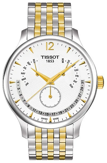 Tissot Tradition Perpetual Calendar PVD T0636372203700
