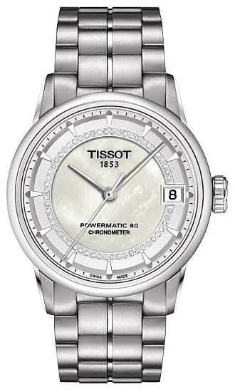 Tissot Luxury Powermatic 80 Automatic Lady Diamonds COSC Chronometer T0862081111600