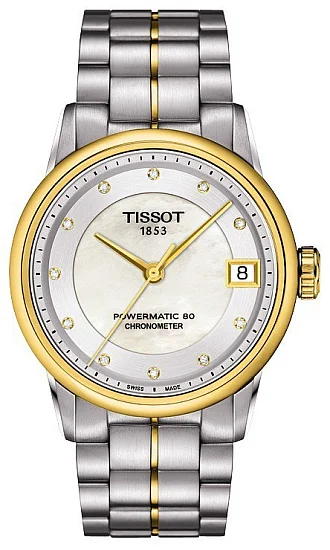 Tissot Luxury Powermatic 80 Automatic Lady Diamonds COSC Chronometer T0862082211600