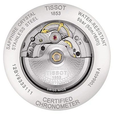 Tissot Luxury Powermatic 80 Automatic Diamonds COSC Chronometer T086.408.11.056.00