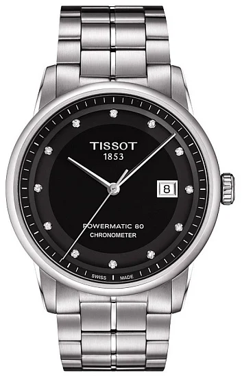 Tissot Luxury Powermatic 80 Automatic Diamonds COSC Chronometer T0864081105600