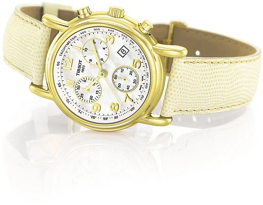 Tissot Carson Lady Gold Chrono T71.3.442.72