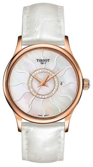 Tissot Rose Dream Lady Quartz Steel and 18k Diamonds T9142104611600