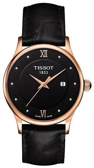 Tissot Rose Dream Lady Quartz Diamonds 18k T9142107605600