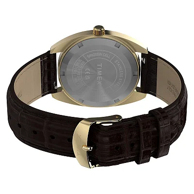 Timex 1976 Rotary Phone Dial Reissue Leather Strap TW2Y82100