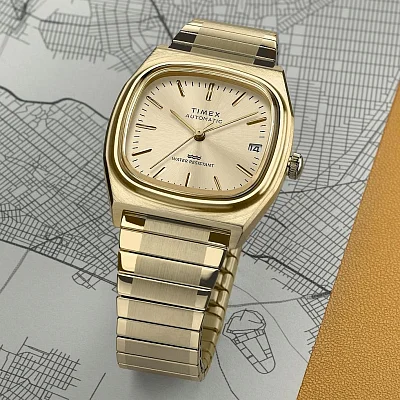 Timex 1983 E-Line Automatic Expandable Bracelet TW2Y07200