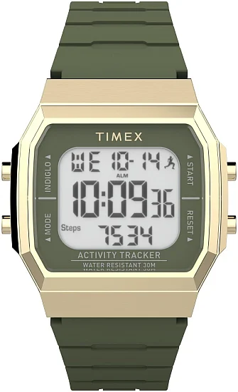 Timex Activity Tracker 40mm Silicone Strap Indiglo TW5M60800