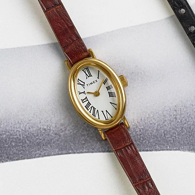 Timex Cavatina 19mm Leather Strap TW2W78500