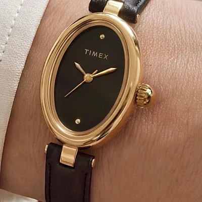 Timex Cavatina Luxe 22mm Leather Strap TW2Y86300