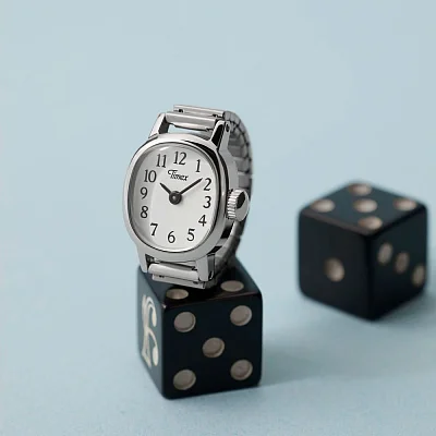 Timex Cavatina Mini 16mm Stainless Steel Ring Watch TW2Y70700