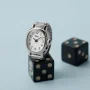 Zdjęcie 2 Timex Cavatina Mini 16mm Stainless Steel Ring Watch TW2Y70700