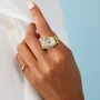  Zdjęcie 2 Timex Cavatina Mini 16mm Stainless Steel Ring Watch TW2Y70800