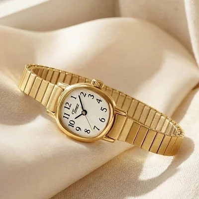 Timex Cavatina Mini 17mm Stainless Steel Expansion Band TW2Y47400