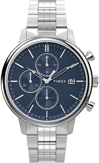Timex Chicago Chronograph 45mm Stainless Steel Bracelet TW2W67900