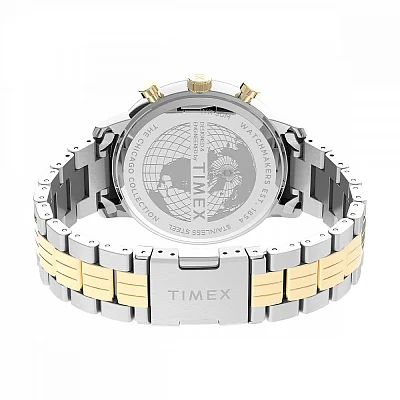 Timex Chicago Chronograph 45mm Stainless Steel Bracelet TW2V01800