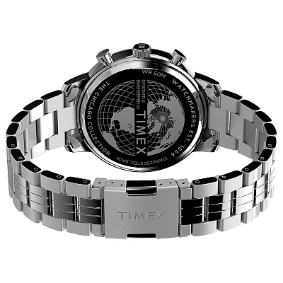 Timex Chicago Chronograph 45mm Stainless Steel Bracelet TW2W67900