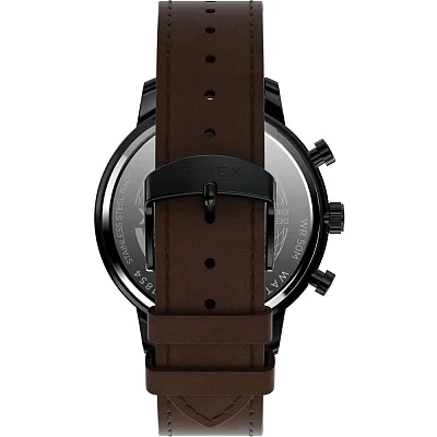 Timex Chicago Chronograph 45mm Leather Strap TW2W13200