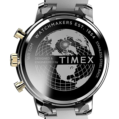Timex Chicago Chronograph 45mm Stainless Steel Bracelet TW2W13300