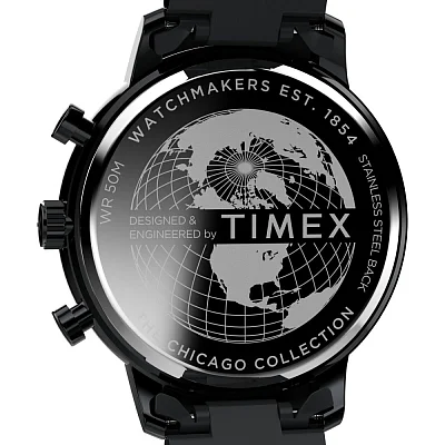 Timex Chicago Chronograph 45mm Stainless Steel Bracelet TW2W13400