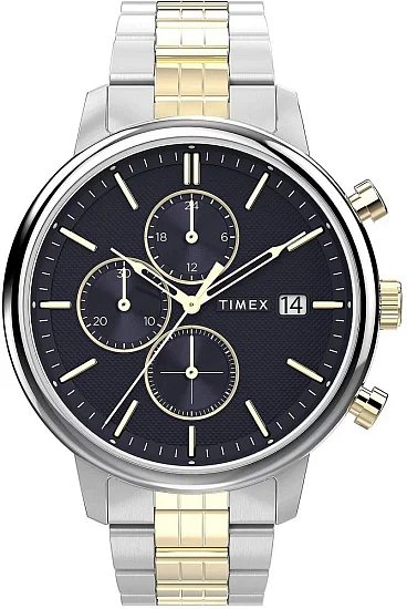 Timex Chicago Chronograph 45mm Stainless Steel Bracelet TW2W13300