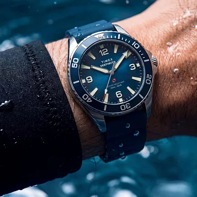 Timex Deepwater Arctic 40.5mm HNBR Synthetic Rubber Strap TW3A01900