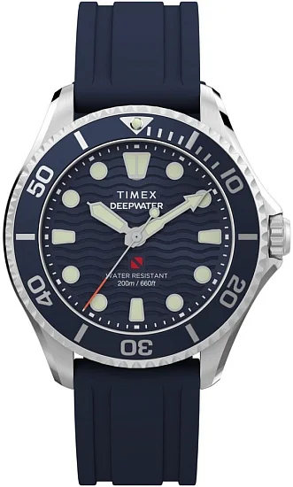 Timex Deepwater Meridian 200 38mm Synthetic Rubber Strap TW2Y40300