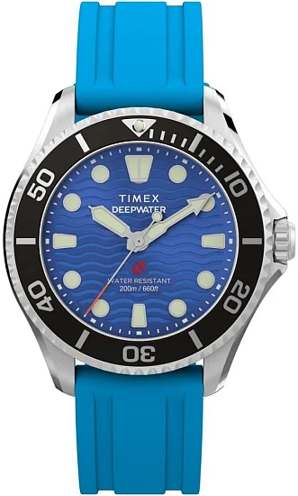 Timex Deepwater Meridian 200 38mm Synthetic Rubber Strap TW2Y40400