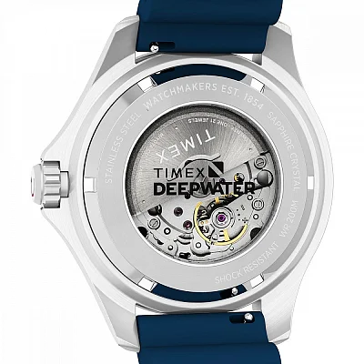 Timex Deepwater Meridian 200 44mm Synthetic Rubber Strap Automatic TW2Y39900