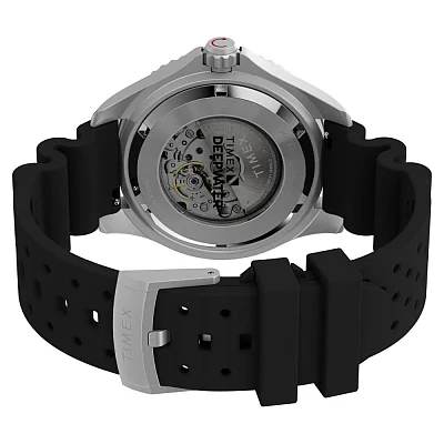 Timex Deepwater Meridian 200 44mm Synthetic Rubber Strap Automatic TW2Y40000