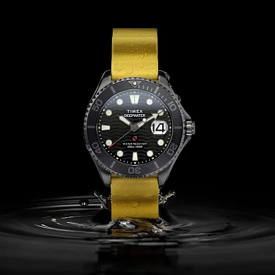 Timex Deepwater Meridian 200 44mm Synthetic Rubber Strap TW2W81700