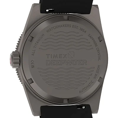 Timex Deepwater Reef 200 Titanium Automatic 41mm Synthetic Rubber Strap TW2Y64300